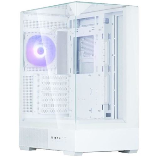 Non Communiqué Blanc Boitier Pc - Zalman - P40 Prism - Sans Alimentation - Moyen Tour - Format Atx