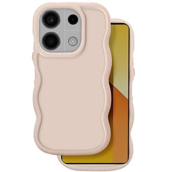 Coque Avizar Pour Xiaomi Redmi Note 13 Pro 4G – Silicone Mat Marron Clair – Protection Renforcée Caméra