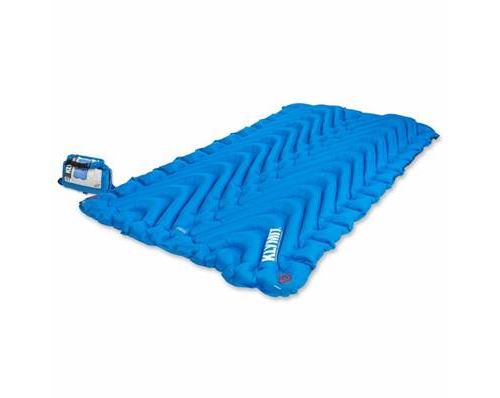 Matelas autogonflant - Klymit - DOUBLE V Matelas double autogonflant indéformable en V breveté - Bleu