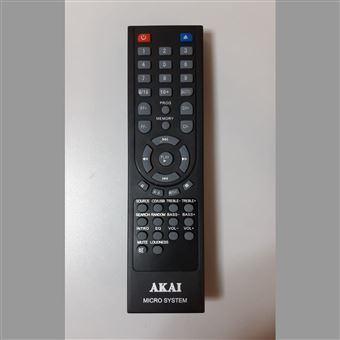 Télécommande AKAI RC-V10A - Pour Pièces Ou Réparation - Non Testée - Modèle D'origine