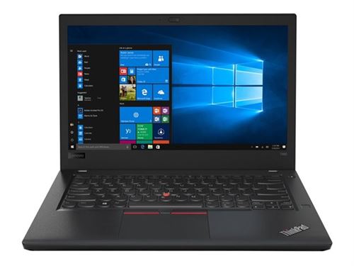 Lenovo Thinkpad T480 - Intel Core i5 - 8350U / Jusqu'À 3.6 Ghz - Win 11 - UHD Graphics 620 - 8 Go Ram - 512 Go SSD - 14" 1920 X 1080 (Full Hd) - Éthernet - Wi-Fi 5 - Noir - Clavier : Français - Reconditionné - Grade B