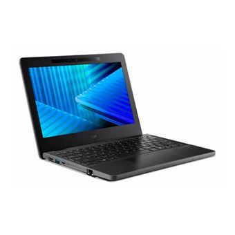 Acer TravelMate B3 11 TMB311-34-TCO - Conception de charnière à 180 degrés - Intel N-series - N150 / jusqu'à 3.6 GHz - Win 11 Pro - Intel Graphics - 4 Go RAM - 128 Go eMMC - 11.6" IPS 1366 x 768 - Gigabit Ethernet - Wi-Fi 6E - schiste noir - clavier :