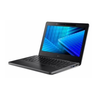 Acer TravelMate B3 11 TMB311-34-TCO - Conception de charnière à 180 degrés - Intel N-series - N150 / jusqu'à 3.6 GHz - Win 11 Pro - Intel Graphics - 4 Go RAM - 128 Go eMMC - 11.6" IPS 1366 x 768 - Gigabit Ethernet - Wi-Fi 6E - schiste noir - clavier :