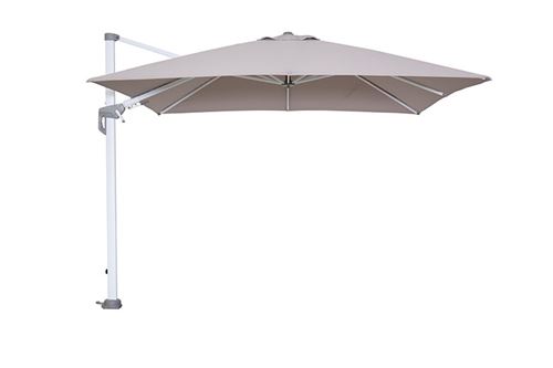 Parasol Hawaii - 300 x 300 - blanc / sable