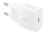 Samsung EP-T2510X - Adaptateur secteur - avec câble de données - 25 Watt - 3 A - PD 3.0, SFC, PD/PPS (24 pin USB-C) - sur le câble : USB-C - blanc
