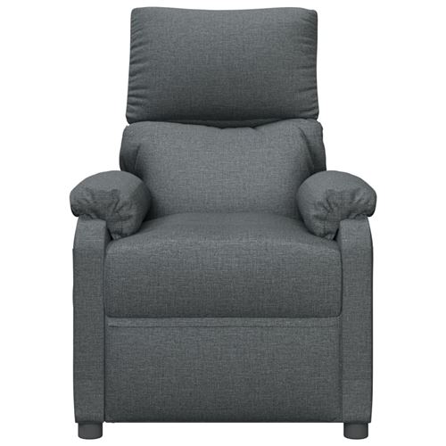 Vidaxl Gris Fauteuil De Massage Foncé Tissu - Image 2