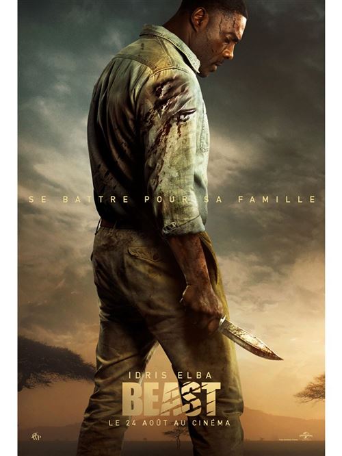 Affiche de Cinéma Originale - Beast - 2022 - Idris Elba, Leah Jeffries - 120x160cm État correct - N/A reconditionné disponible sur Fnac