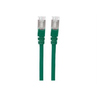 Intellinet Network Patch Cable, Cat6A, 1.5m, Green, Copper, S/FTP, LSOH / LSZH, PVC, RJ45, Gold Plated Contacts, Snagless, Booted, Lifetime Warranty, Polybag - Cordon de raccordement (DTE) - RJ-45 (M) pour RJ-45 (M) - 1.5 m - SFTP, PiMF - CAT 6a - IEEE 80 - 1