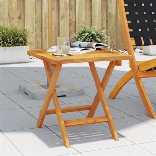 Non Communiqué Table D'appoint De Jardin 40X40x40 Cm Bois D Acacia Massif