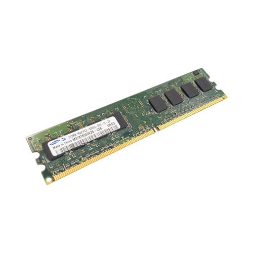 Barrette Mémoire 512Mo RAM DDR2 Samsung M378T6553EZS-CE6 DIMM PC2-5300U