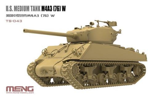 U.s.medium Tank M4a3 (76)w - 1:35e - Meng-model