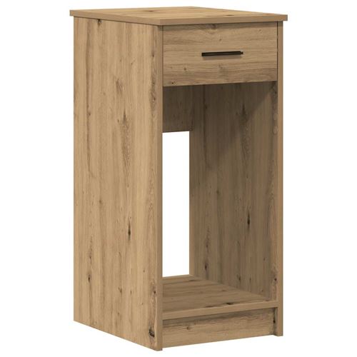 Non Communiqué Marron Support De Tour D’ordinateur Vidaxl Avec Tiroir Chêne Artisanal 35X45x77 Cm Réf. 858748