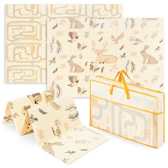 Tapis D'éveil Bébé en Mousse Reversible, Grand Tapis 180*120, Pliable - 1