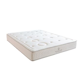 NUIT DE COTON - Matelas PRELUDE 2.0 140x200 cm - Latex 100% Naturel - Soutien Ferme