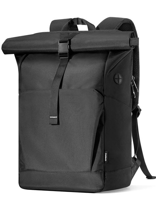 Sac à dos unisexe pour ordinateur portable jusqu'à 15,6 ? Sac à dos étanche avec port de charge USB (rose