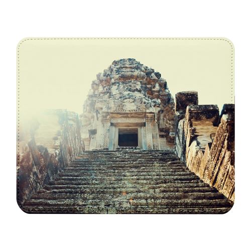 Fabulous Tapis de souris Simili Cuir Temple d'Angkor Cambodge (22