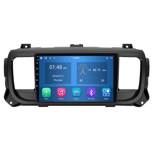 Autoradio RoverOne® Bluetooth CarPlay Android Auto Navigation 4Go RAM 64Go ROM pour Citroen Jumpy 3 Peugeot Expert 3 2016-2021