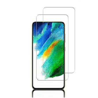 HQSELECTION® Lot De 2 Verre Trempé Pour Samsung Galaxy S21 FE 5G .Vitre protection d'écran Transparent - Anti Rayures - Ultra Résistant Dureté 9H - 1