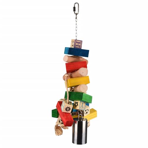 Meilleurs prix pour FLAMINGO Jouet d'oiseaux cintre arc-en-ciel Bell Multicolore 52 cm