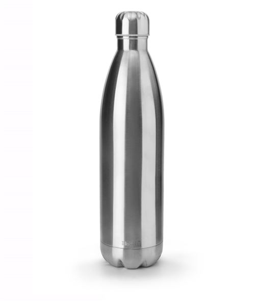 Non Communiqué Gris Bouteille Isotherme Inox Double Paroi Classic Satin 500 Ml