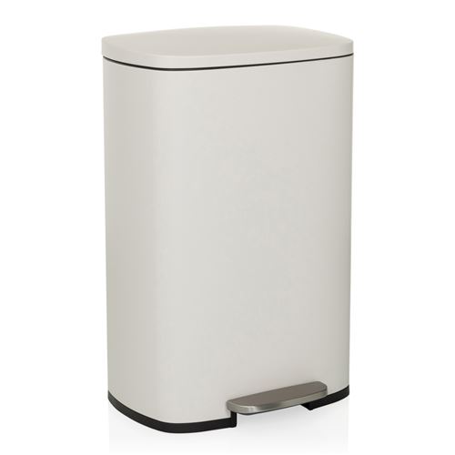 Collecteur de déchets / poubelle CLEAN XV 50 L acier beige hjh OFFICE