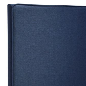 MERINOS Tête de lit Melty chine bleu nuit 140cm (150cm finie)