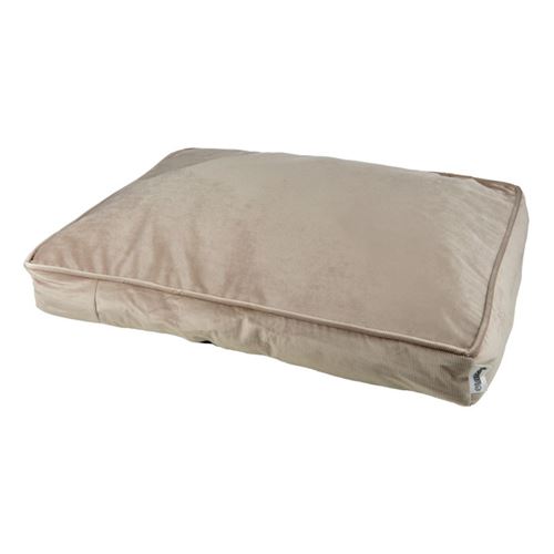 Meilleurs prix pour Coussin Rectangle Chien & Chat Velours Crafty 80cm Noisette