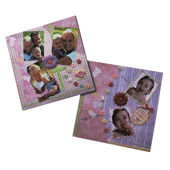 Kit scrapbooking mini album bébé/naissance - Kit avec album - Creavea