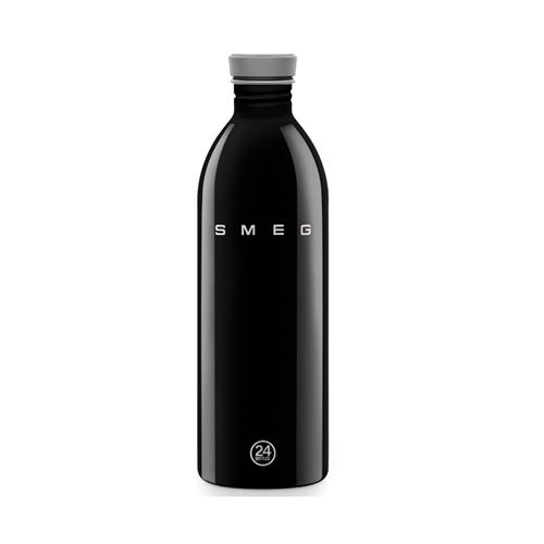 Smeg x 24Bottles Wasserflasche 1 l, schwarz