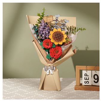 Wooden Bloom Craft: Bouquet de fleurs