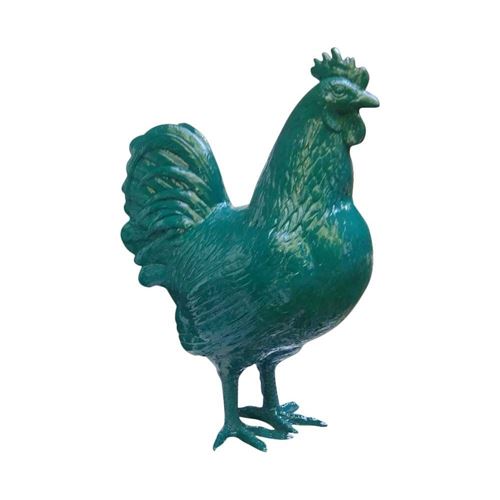 Texartes - Coq de couleur en résine 38 cm