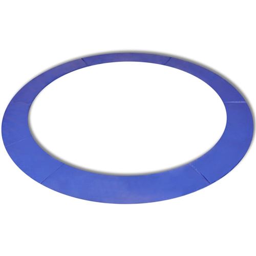 vidaXL Veiligheidsmat PE blauw voor 10ft/3,05m ronde trampoline