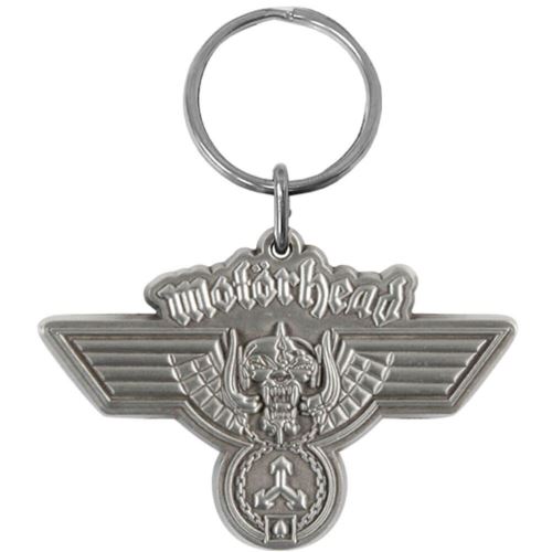Porte-clés à collectionner en métal avec logo martelé de Motorhead