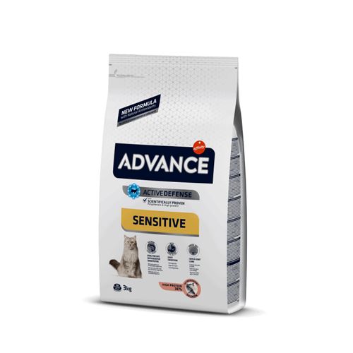 Advance Chat Croquettes Adulte Sensitive Saumon 3kg