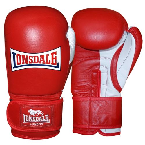 LONSDALE Gants d'entraînement Pro Safe Rouge 14 onces