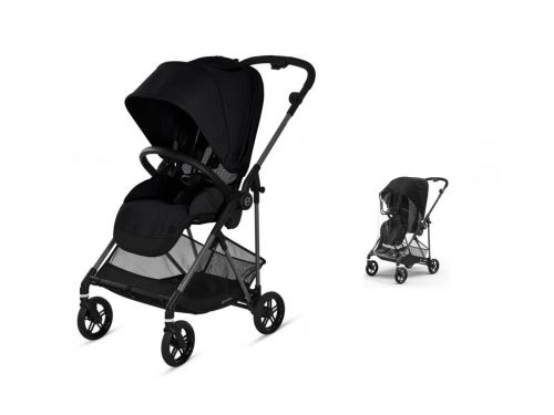 Cybex - Poussette moderne Melio et sa protection pluie -