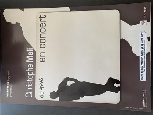 Christophe MALI - Tryö - En Concert - 40x60cm - Affiche