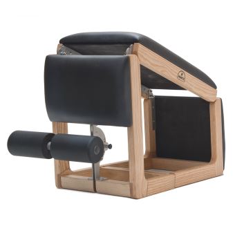WaterRower TriaTrainer de Nohrd - Banc à Abdos - Frêne Simili Cuir Noir Marron clair - 1