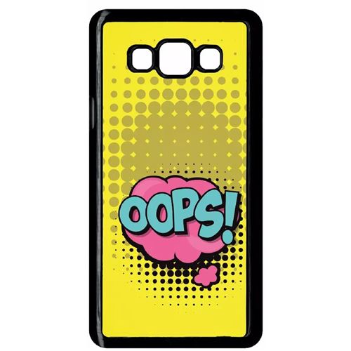 Coque Samsung Galaxy A7 Oops Fond Jaune
