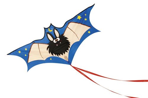 Scratch cerf-volant Bat 132 x 55 cm bleu