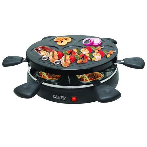 Camry Noir Cr 6606 Grill Raclette, Multicolore, Taille Unique