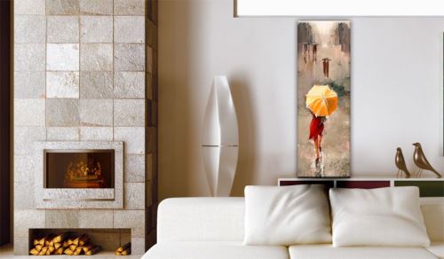 Tableau - Beauty in the rain .Taille : 40x120
