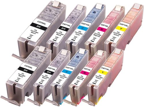Peach Cartouche d'encre Noir Taille XL Compatible avec imprimante Canon Multi-pack XL Multi-Pack (Schwarz, Gelb, Magenta, Cyan)