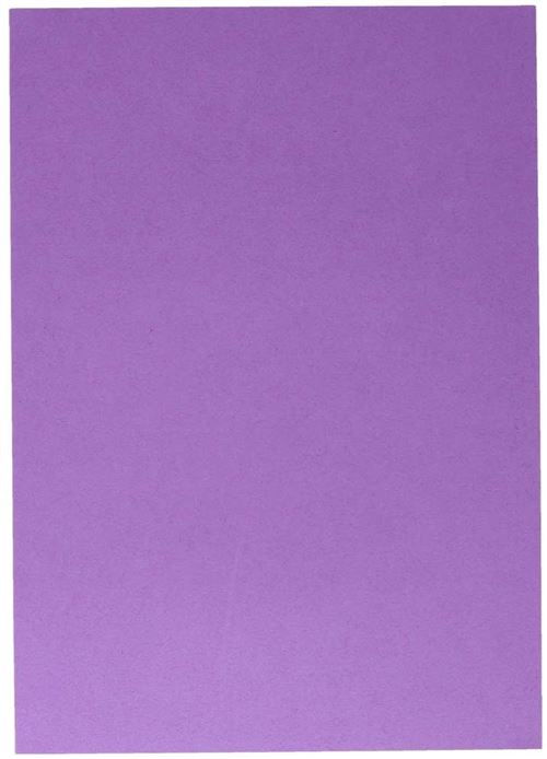 50 feuilles papier cartonné format A4 ultra résistant grammage 220 g/m² colorie:Violet