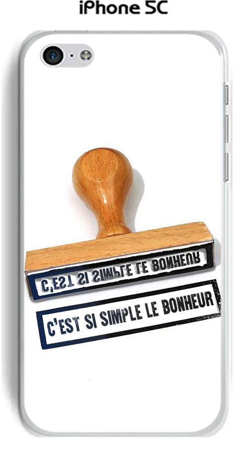 Onozo - Coque Apple iphone 5C design Tampon C'est si simple