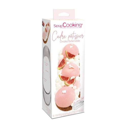 Cadre pâtissier extensible - Ovale - ScrapCooking