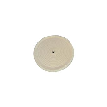 2 Disques De Polissage Coton 200mm - 70 Couches Cousues - Pour Ponceuse Table