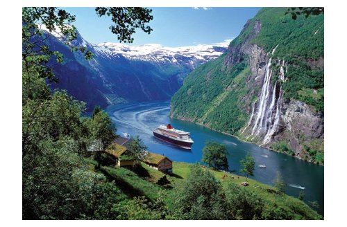 Puzzle Adulte : Norvege : Fjord - 1000 Pieces Paysage et Montagne - Ravensburger