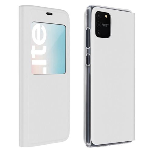 Étui pour Samsung Galaxy S10 Lite avec Fenêtre d'affichage Blanc