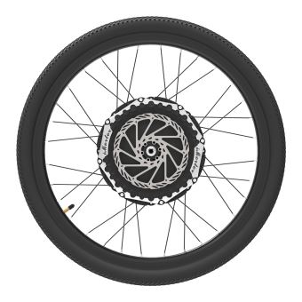26 Pouces Velo Electrique De Roue Avant Dohiker Yunzhilun Mortor1 5 Kit De Conversion De Moteur 36v 240w Noir Pieces Detachees De Velo Achat Prix Fnac